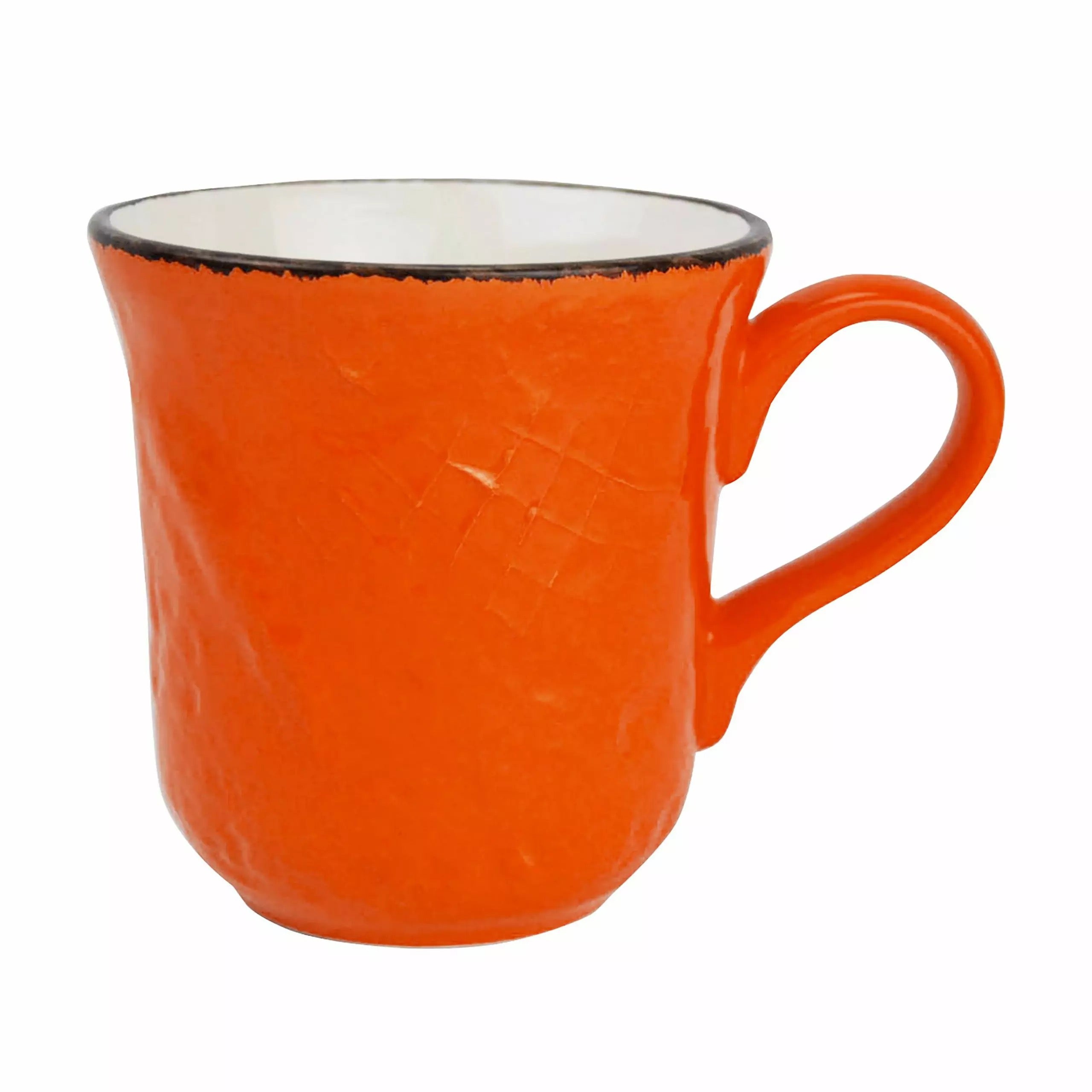 TAZA DE CAFÉ CON ASA ARCUCCI PRETA - JUEGO DE 6 UDS - Naranja